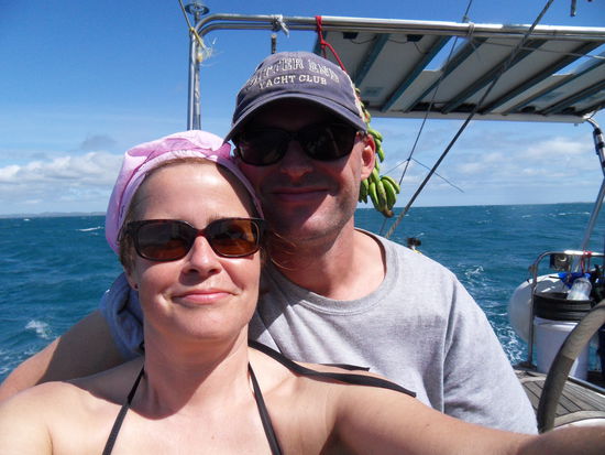 Ausgeschlafen??? Nicht ganz, aber der strahlende Sonnenschein wird´s schon richten!!!