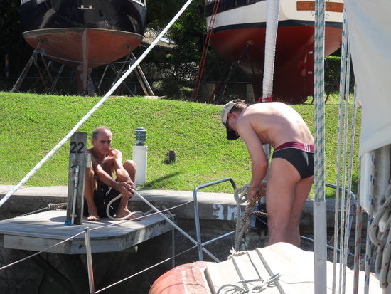 Ablegemanöver - so weit, so gut ...