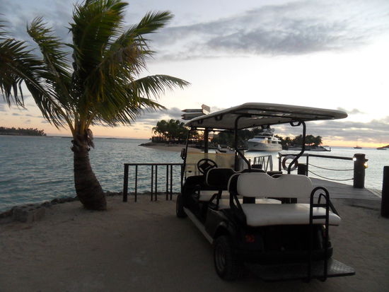 Diese Insel wartet offensichtlich auf fußfaule Klientel.