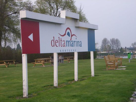 Nach einem ordentlichen "Schlag" erreichen wir die DELTA MARINA in Kortgene (Veerse Meer).