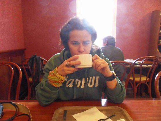 Zu allererst Kaffee, dann sehen wir, was der Tag uns zu bieten hat ...