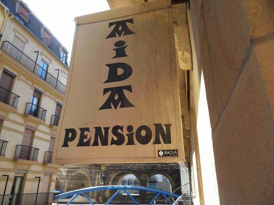 Wir sind da!!! Pension Aida erwartet uns ...