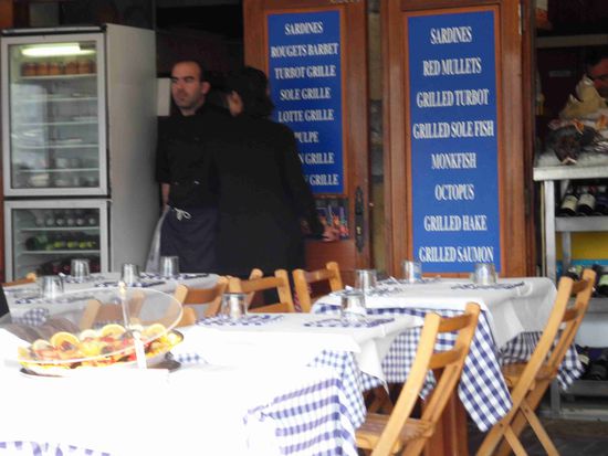 Warten auf (Mittags-)Gäste ...