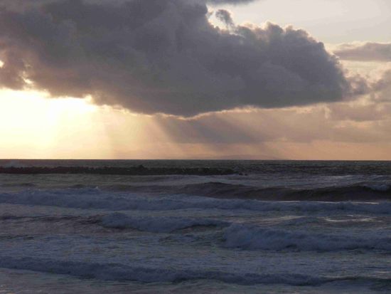 Abendstimmung mit Atlantikwellen