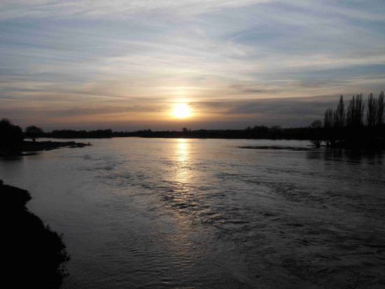 Das "obligatorische" romantische Sonnenuntergangsbild - so schön kann Kurzurlaub (fast) vor der Haustür sein. Rund 3000 km in 8 Tagen - aber war kein Stress, alles sehr gemütlich ...
