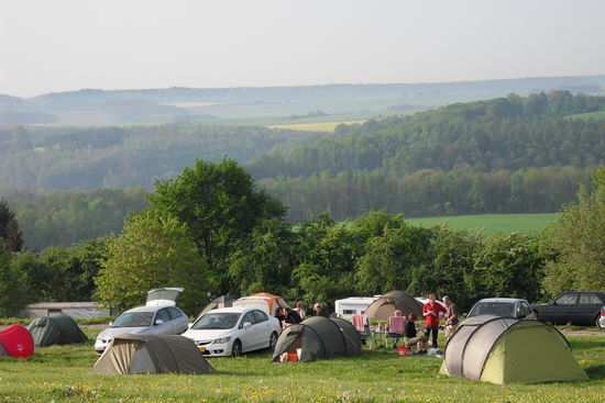 Wie man sieht, ist unser Zelt nicht das einzige!!!