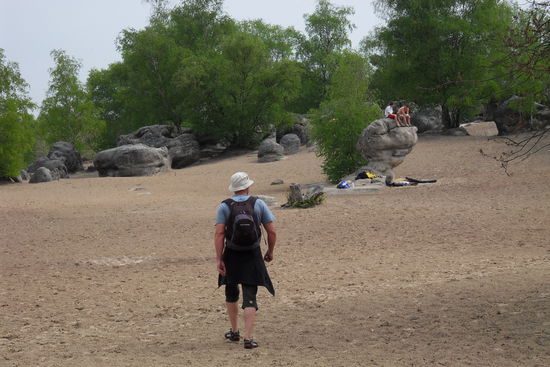 ... und da ist er: unter Boulderern gut bekannt, der CUL DE CHIEN!!!!!