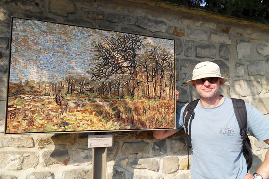 Auf den Straßen von Barbizon gibts impressionistische Kunst zum Anfassen ...