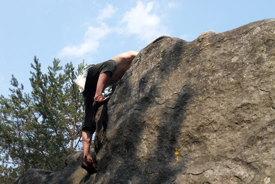 Dann klappt´s auch mit dem Felsen!