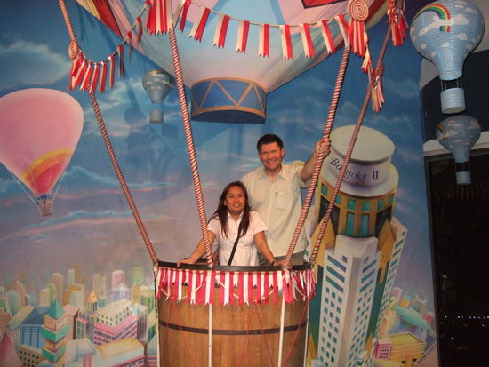 Falls der Aufzug ausfaellt geht es so runter.