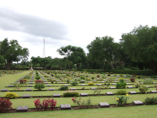 Der Soldatenfriedhof.