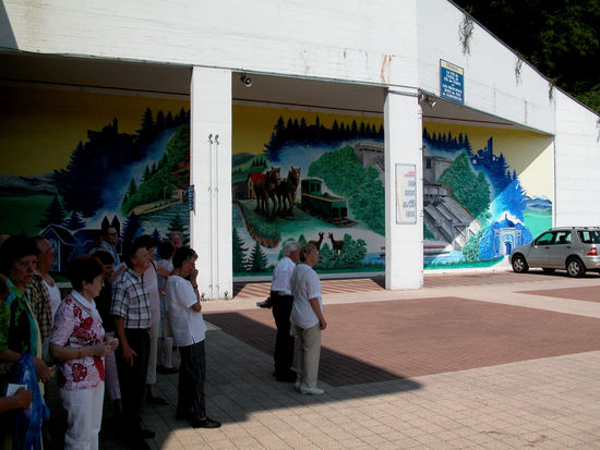 Aussichtsplattform am oberen Kanal.