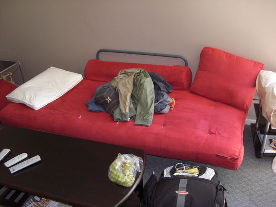 ...und natuerlich noch meine neue Couch