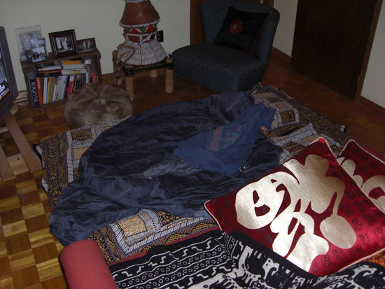 ...meine naechste Couch. Naja, eigentlich eine Luftmatratze...