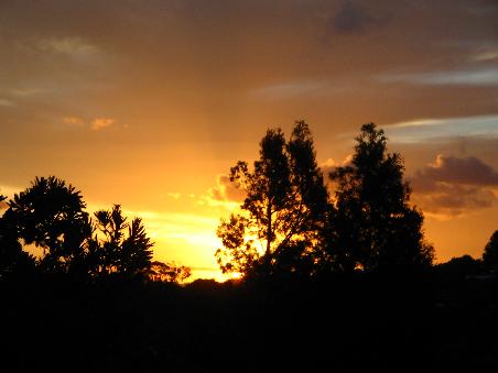 wunderschoner Sonnenuntergang