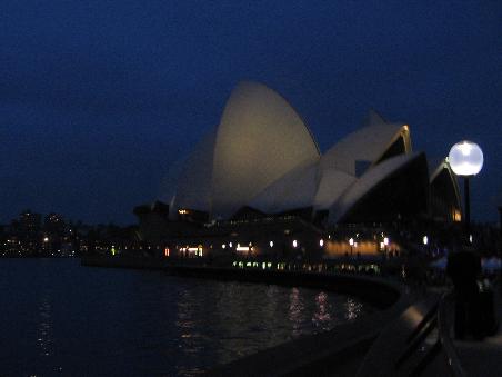 Opera House bei Nacht