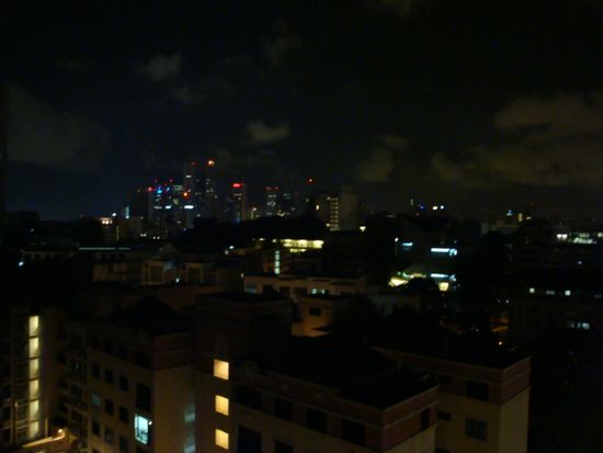 Die Aussicht von unserem Hostel