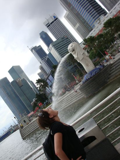 "Merlion" das Wahrzeichen von Singapur