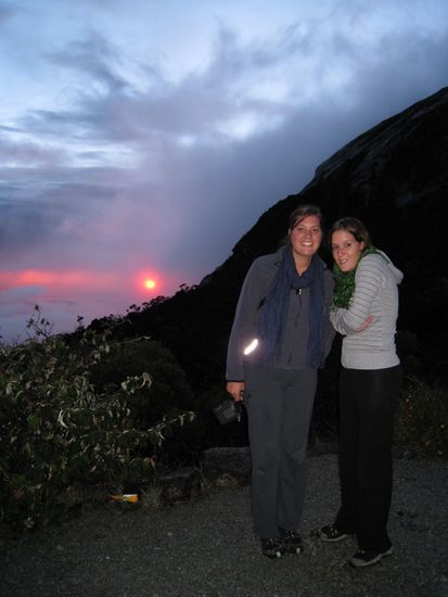 Mensch war das kalt, dafuer war der Sonnenuntergang 1A 