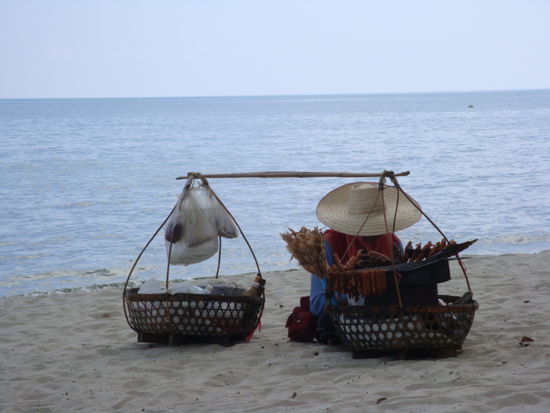 Eine mobile Strand-Kueche!