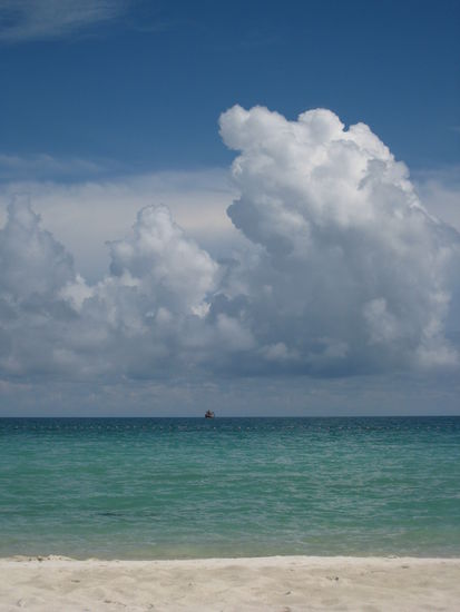 Die Aussicht vom Strand...