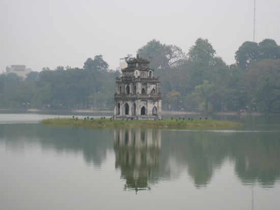 am Hoan Kiem Lake...