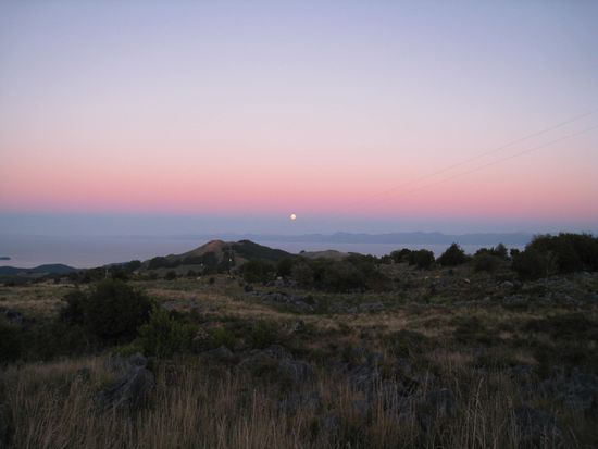Abendstimmung auf dem Rueckweg nach Motueka