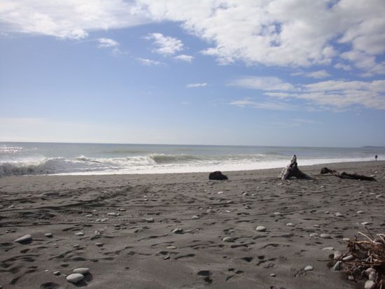 der Strand von Okarito