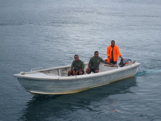 Unser persoenliches Abhol- und wieder Empfangskomitee... 