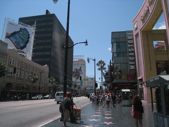 der beruehmte "Walk of Fame"