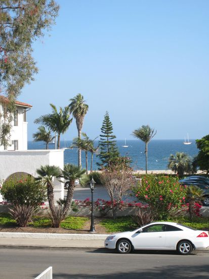 unsere Aussicht vom Motelzimmer...