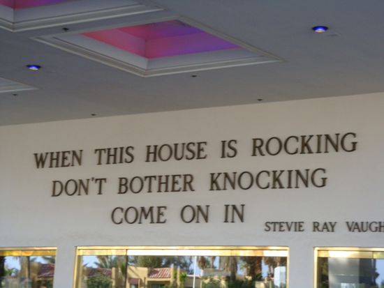 ... der Eingang unseres super genialen Hard Rock Hotels!