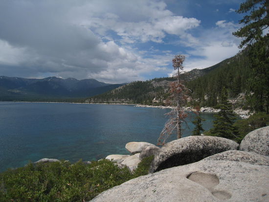 und schliesslich der wunderschoene Lake Tahoe...