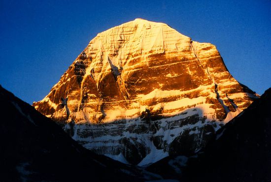 Kailash am frühen Morgen