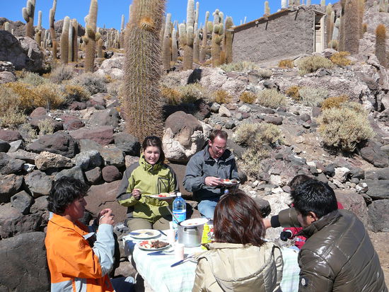 Mittagessen auf der Isla Pescada