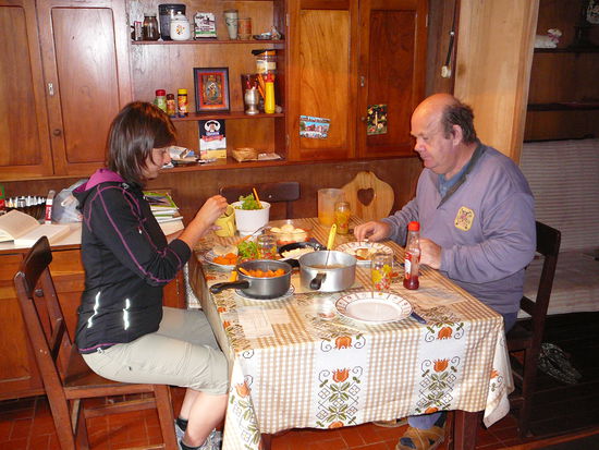 Michaela und Timo haben gekocht...