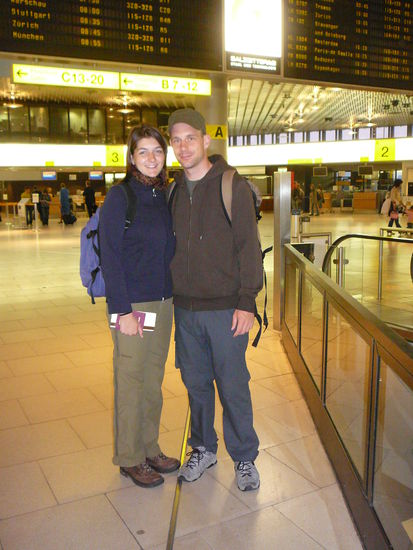 Aufgeregt vor der Abreise in Hannover