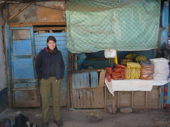 Am Busbahnhof nach Urubamba.
