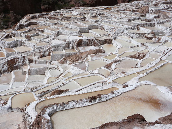 In diesen Becken verdunstet das Wasser.