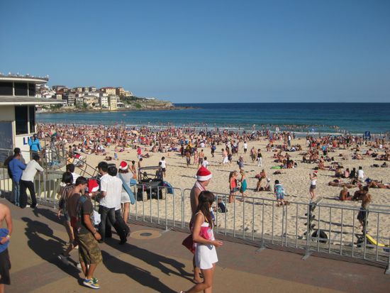 der weltberuehmte bondi beach