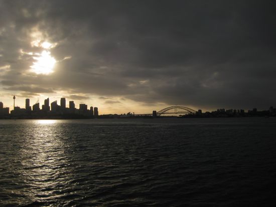 heimfahrt von manly richtung stadtzentrum