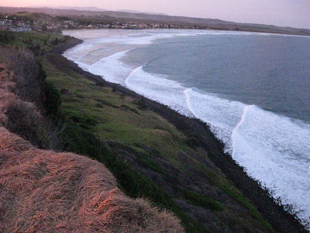 "world class" waves in lennox head
