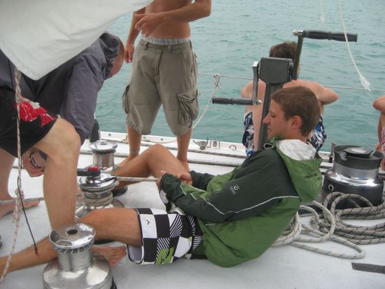 hat aber spass gemacht, nicht nur passiv zu segeln