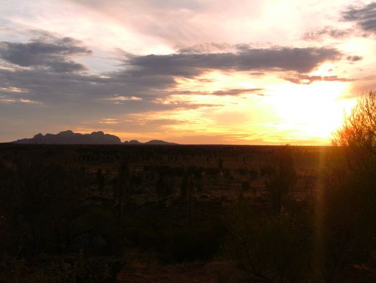 olgas bei sunset