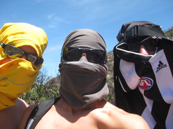 wanderung an der snake lagoon, arabischer und effektiver fliegenschutz