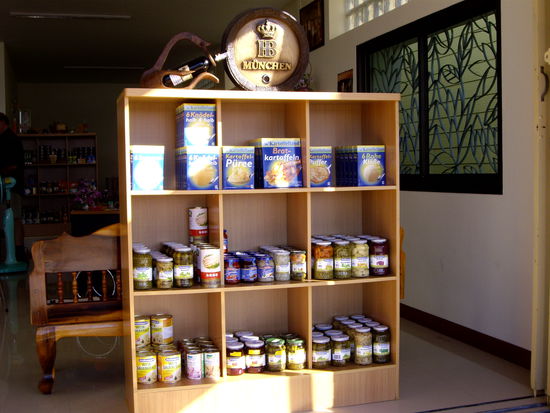 Deutscher Kartoffelbrei im Norden von Thailand