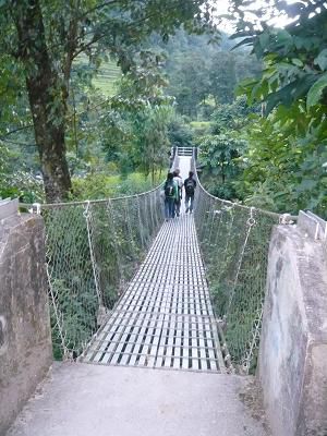 Eine der unendlichen Bruecken im Himalaya!