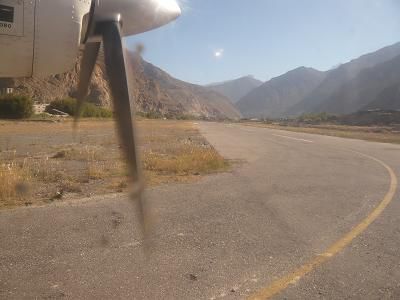 Flugplatz in Jomsom!
