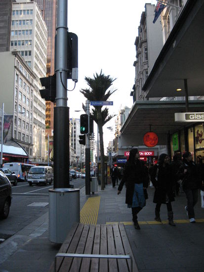 Einkaufmeile in Auckland