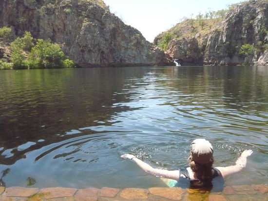 Edith Falls hinter Katherin NP